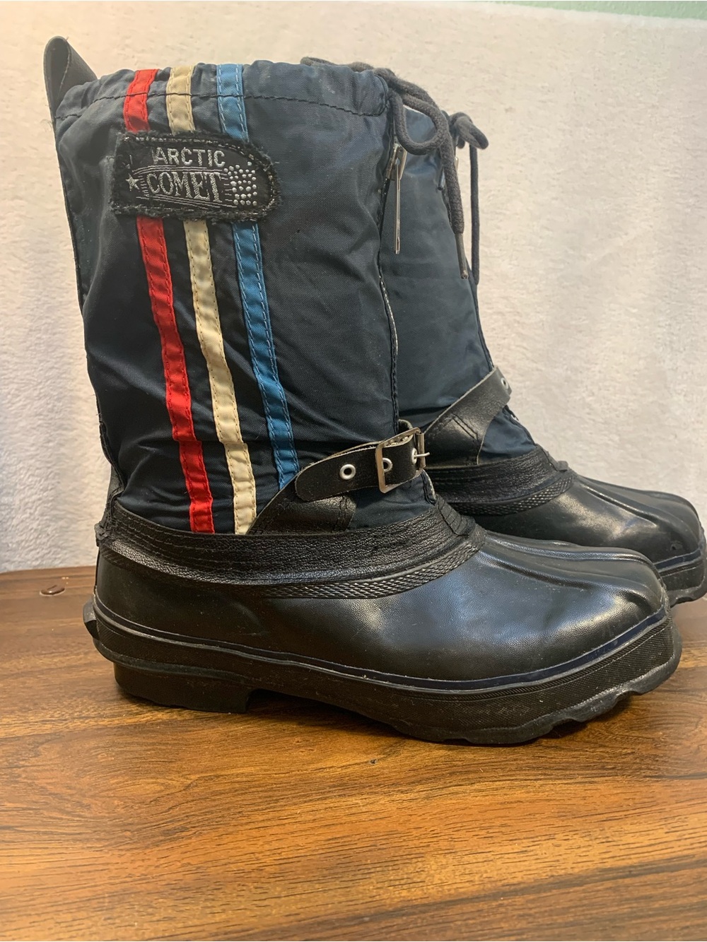 Vintage Artic Comet Steel Shank Men's Insulated Mid-Calf Snow Boots US Size 10